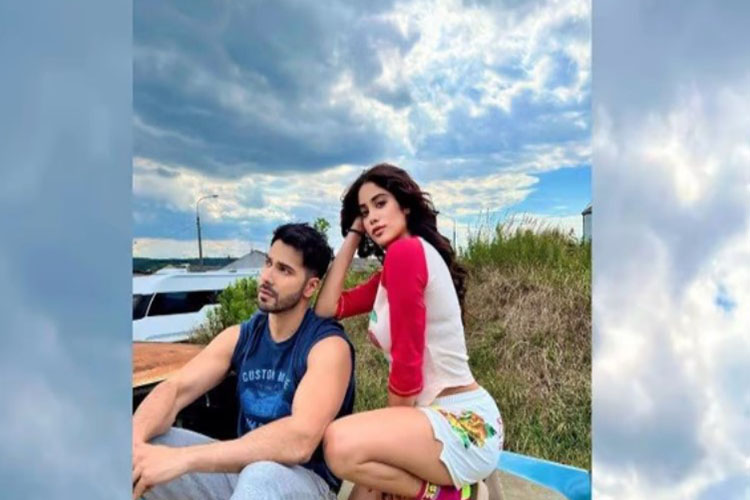 Janhvi Kapoor was seen in a fun-filled style with Varun, shared the photo on Instagram